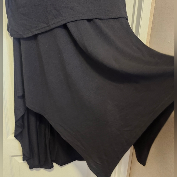 STYLEWE Elegant Black High Neck Poncho Size Medium NWT - Picture 5 of 7